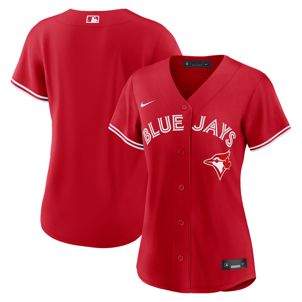 Toronto Blue Jays Women's Alternate Replica Jersey — Red