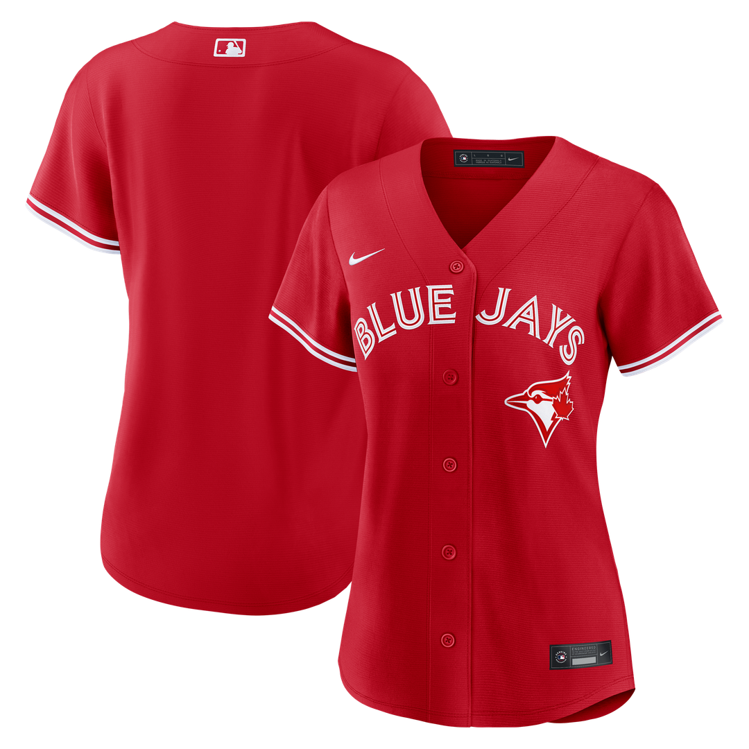 Toronto Blue Jays Women's Alternate Replica Jersey — Red