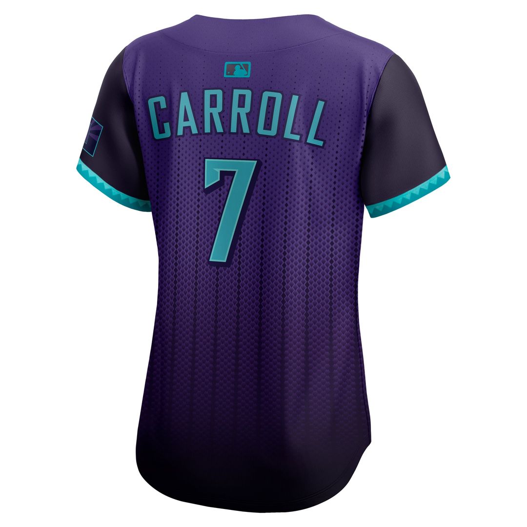 Arizona Diamondbacks Corbin Carroll Women's 2025 City Connect Limited Jersey — Purple