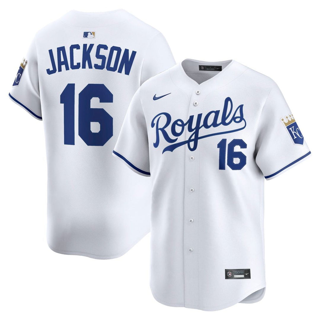 Kansas City Royals Bo Jackson Home Limited Jersey — White
