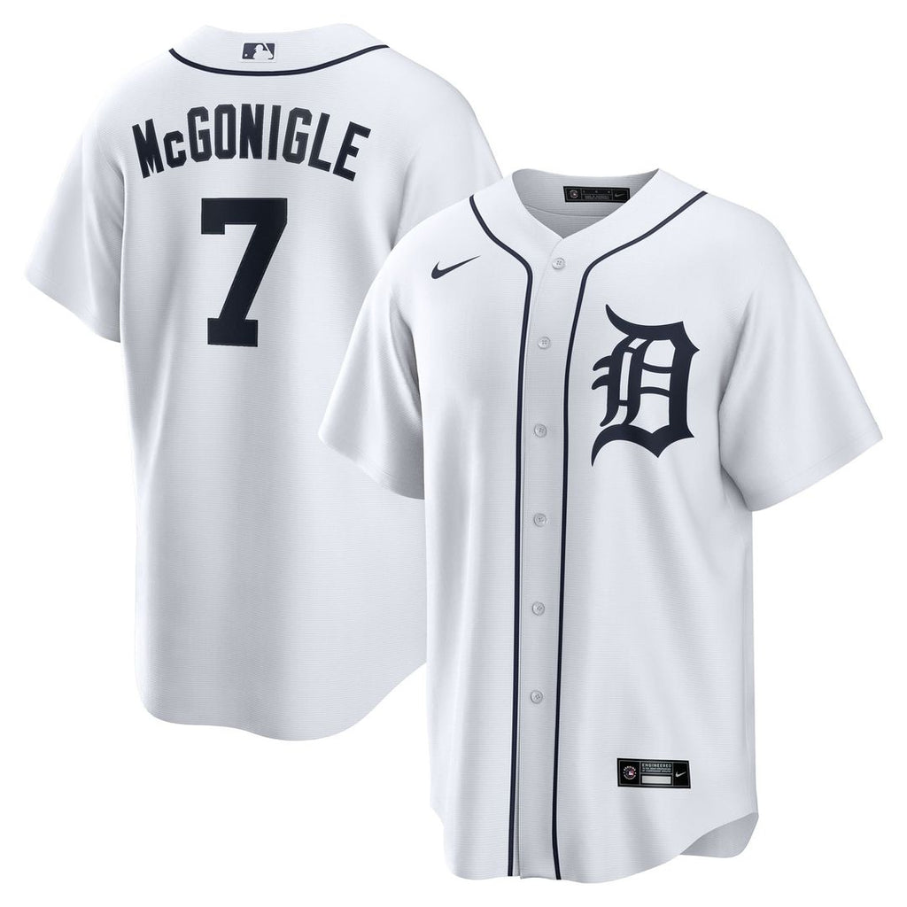 Detroit Tigers Kevin McGonigle Home Replica Jersey — White