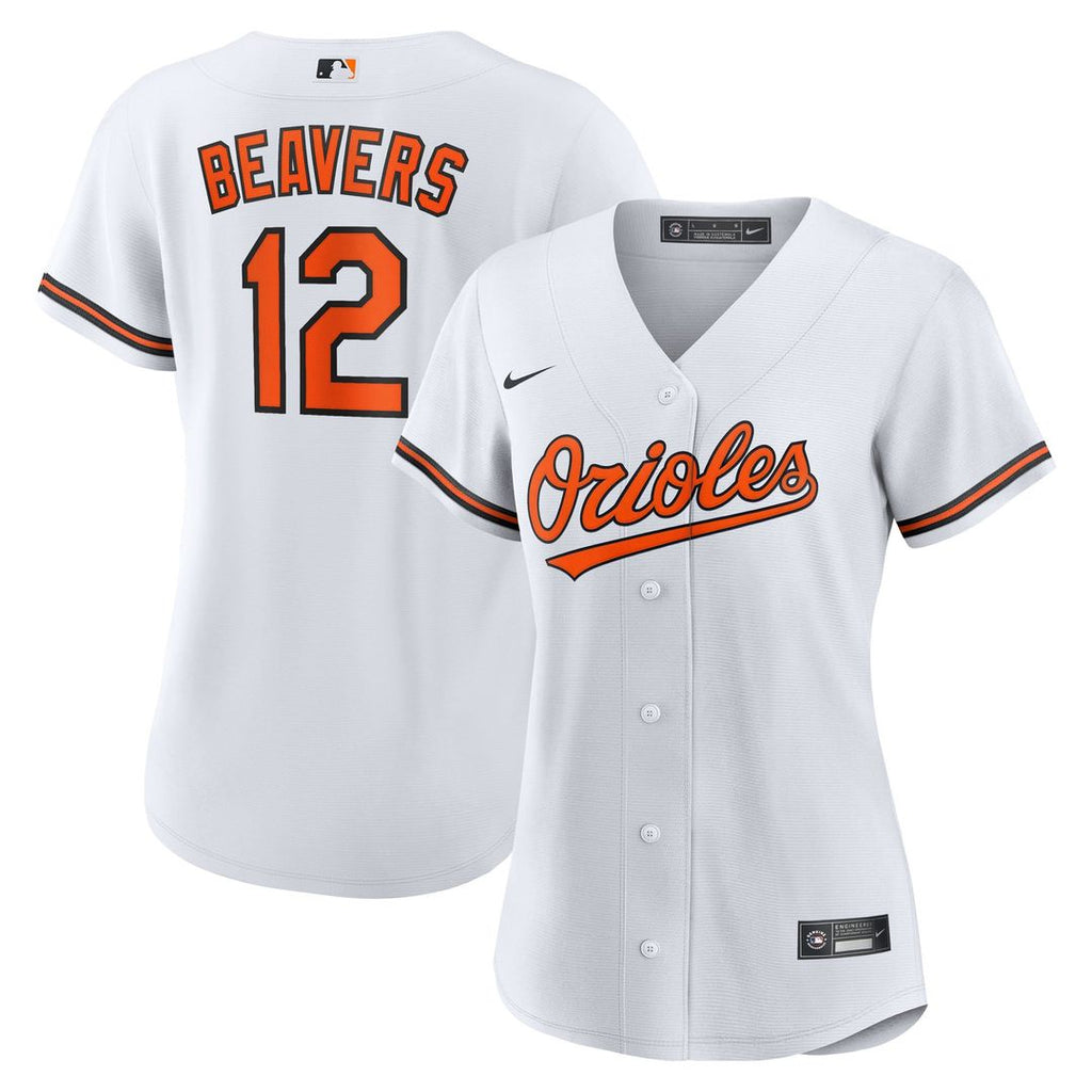 Baltimore Orioles Dylan Beavers Women's Home Replica Jersey — White