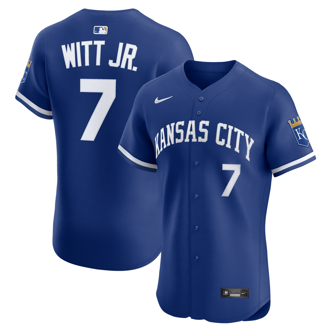 Kansas City Royals Bobby Witt Jr. Alternate 2 Elite Jersey — Royal