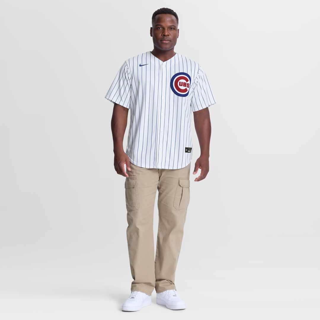 Chicago Cubs Moisés Ballesteros Home Replica Jersey — White