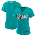 Miami Marlins Women's Alternate Replica Jersey — Teal