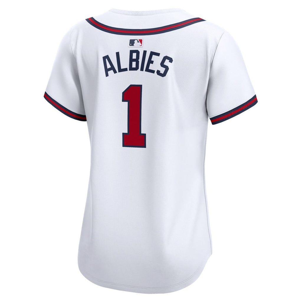 Atlanta Braves Ozzie Albies Women's Home Limited Jersey — White