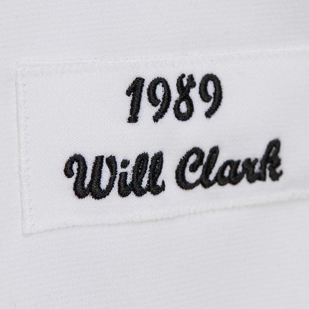 San Francisco Giants Will Clark Cooperstown 1989 Authentic Jersey — White