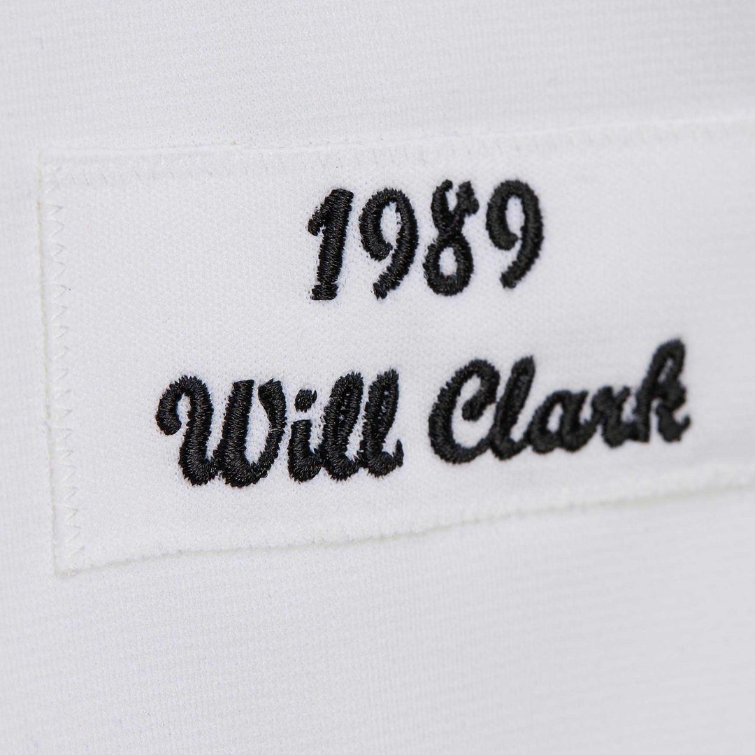 San Francisco Giants Will Clark Cooperstown 1989 Authentic Jersey — White