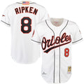 Baltimore Orioles Cal Ripken Home Authentic Jersey — White