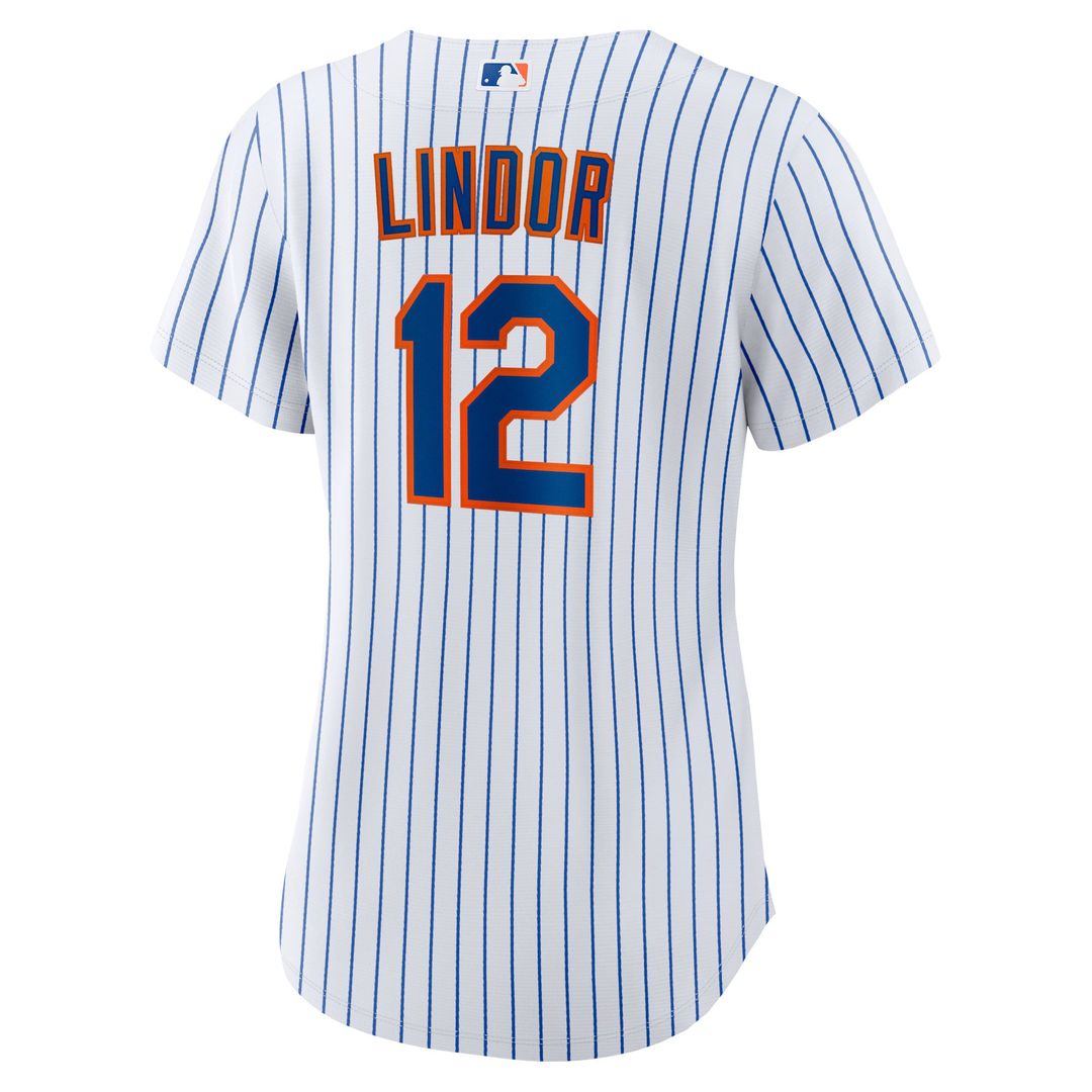 New York Mets Francisco Lindor Women's Home Replica Jersey — White