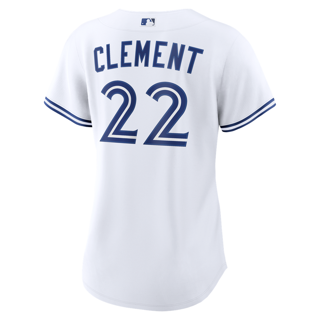 Toronto Blue Jays Ernie Clement Women's Home Replica Jersey — White