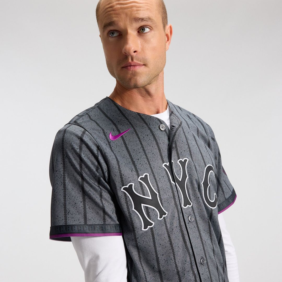 New York Mets City Connect Limited Jersey — Gray