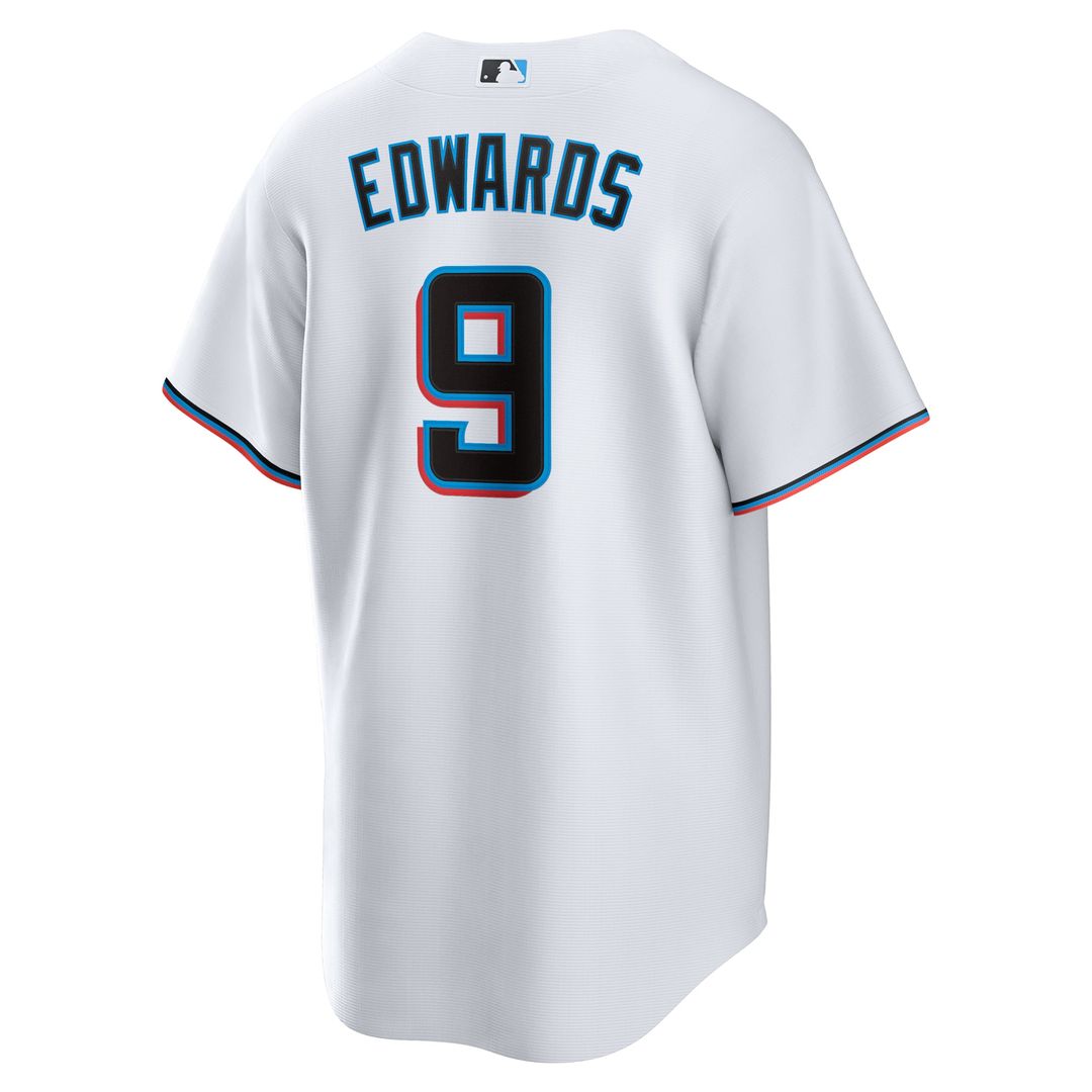 Miami Marlins Xavier Edwards Home Replica Jersey — White