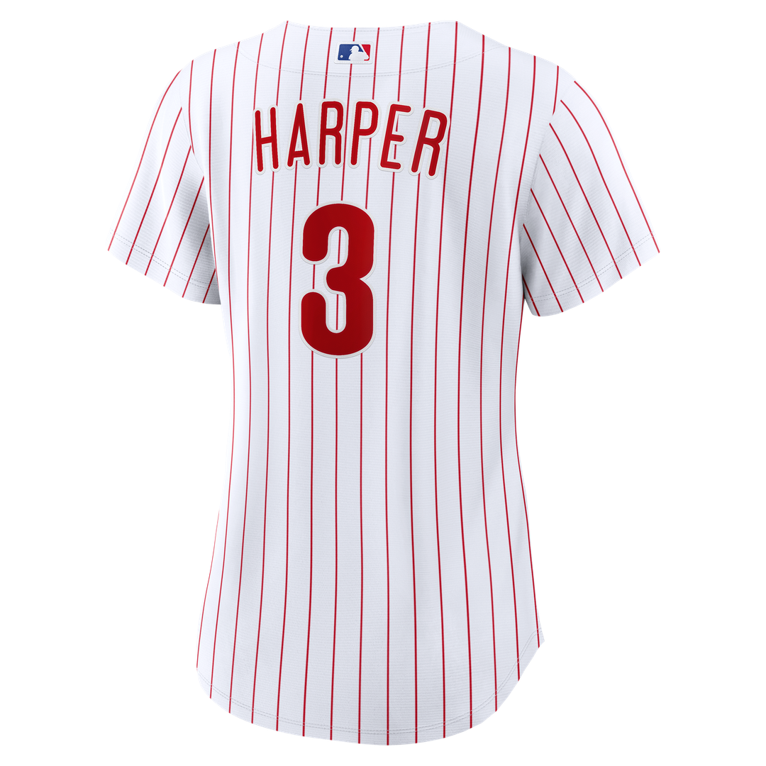 Philadelphia Phillies Bryce Harper Women's Alternate Replica Jersey — Cream