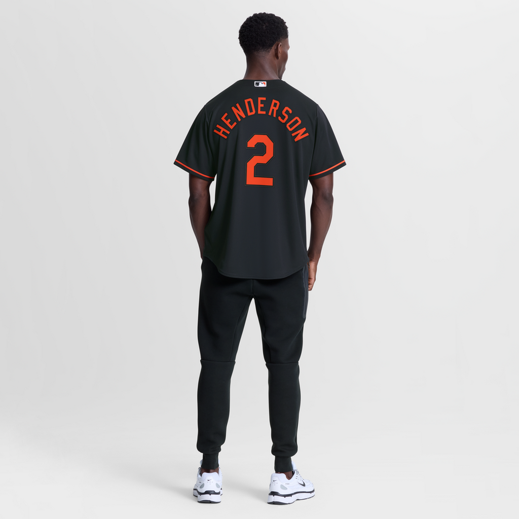 Baltimore Orioles Gunnar Henderson Alternate Replica Jersey — Black