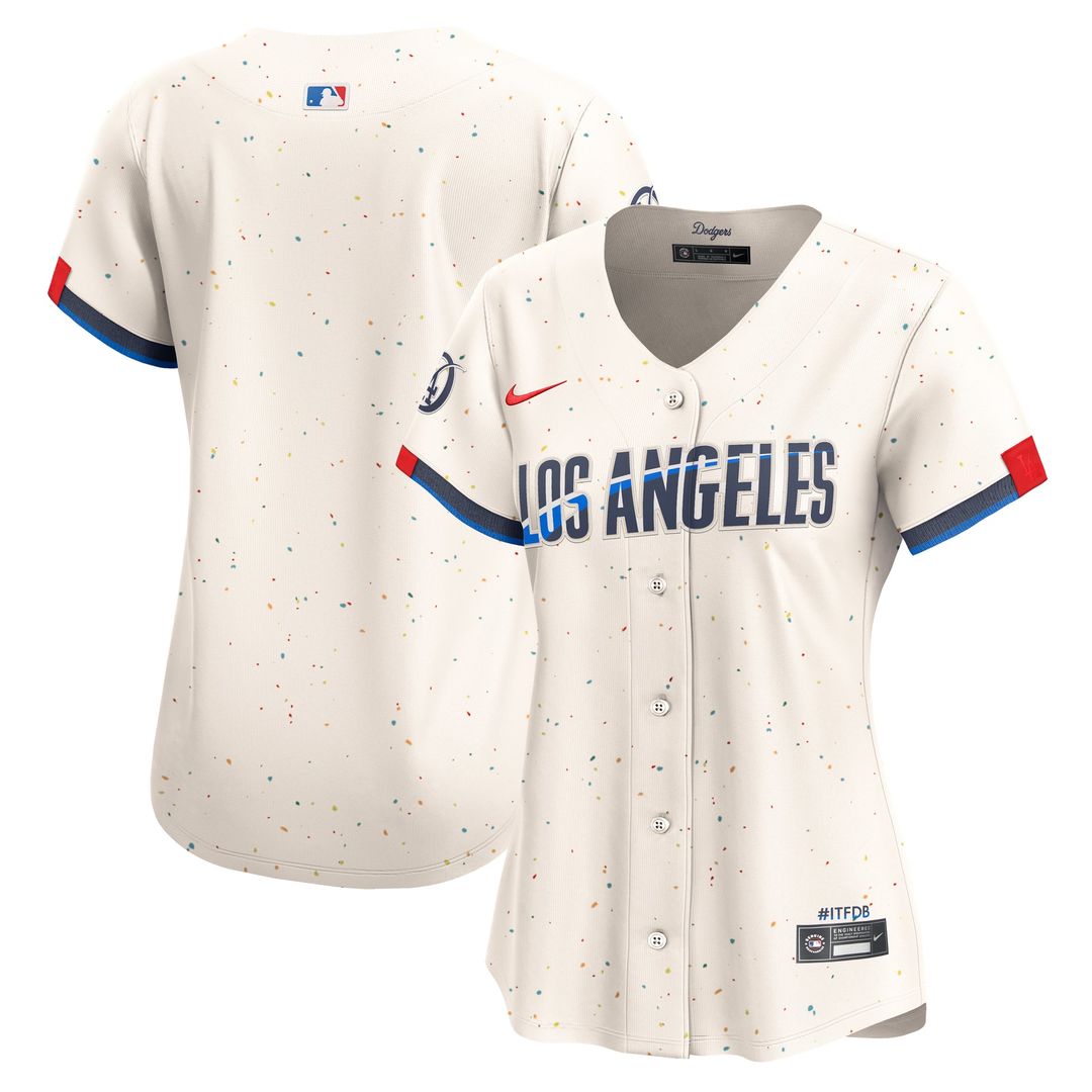 Los Angeles Dodgers Women's City Connect Limited Jersey — Cream