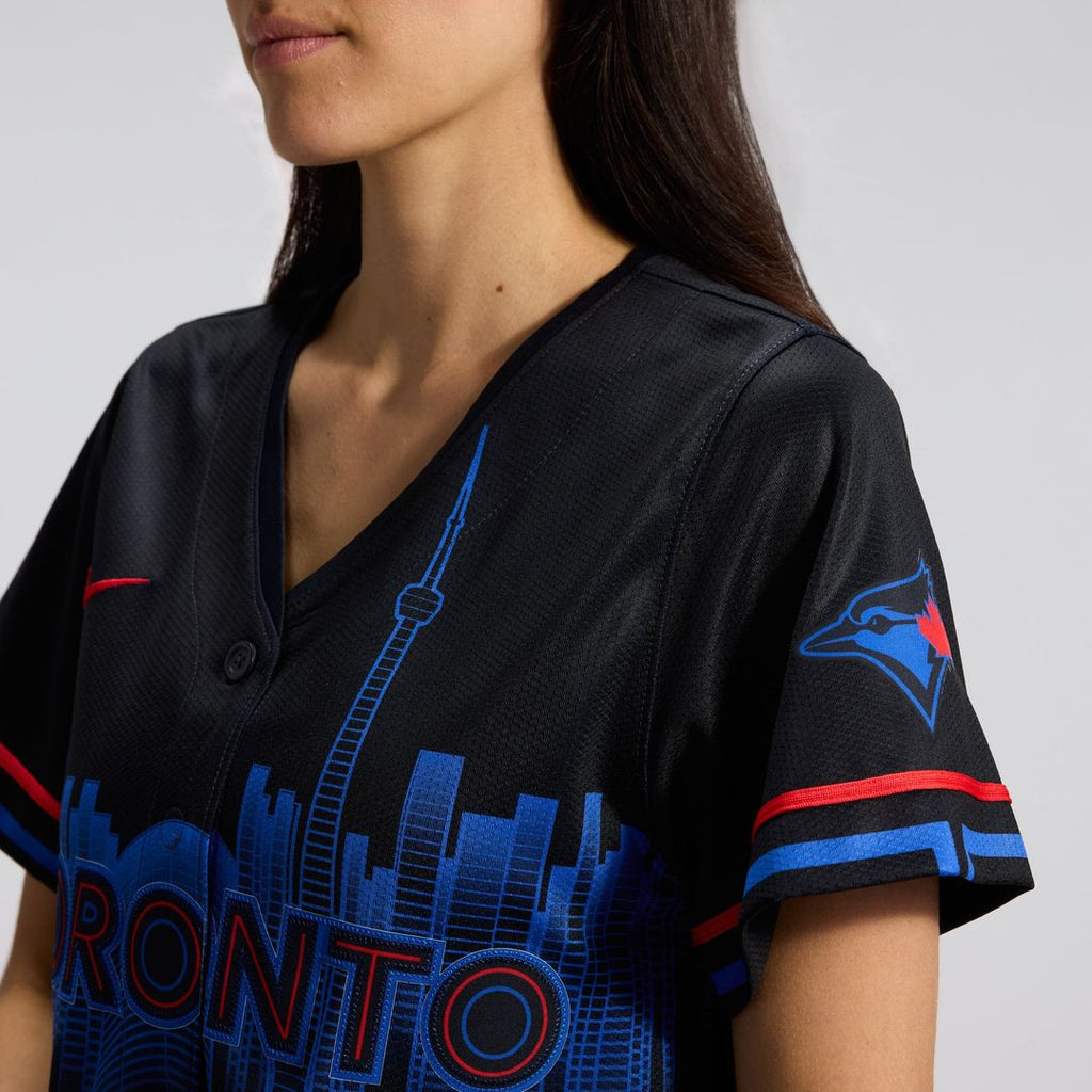 Toronto Blue Jays Vladimir Guerrero Jr. Women's 2024 City Connect Limited Jersey — Navy