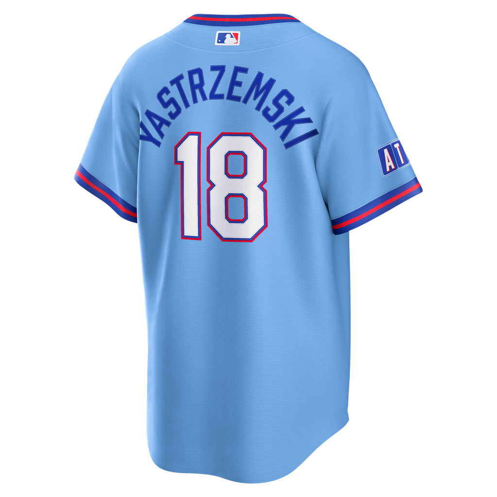 Atlanta Braves Mike Yastrzemski 2026 City Connect Stadium Jersey — Powder Blue