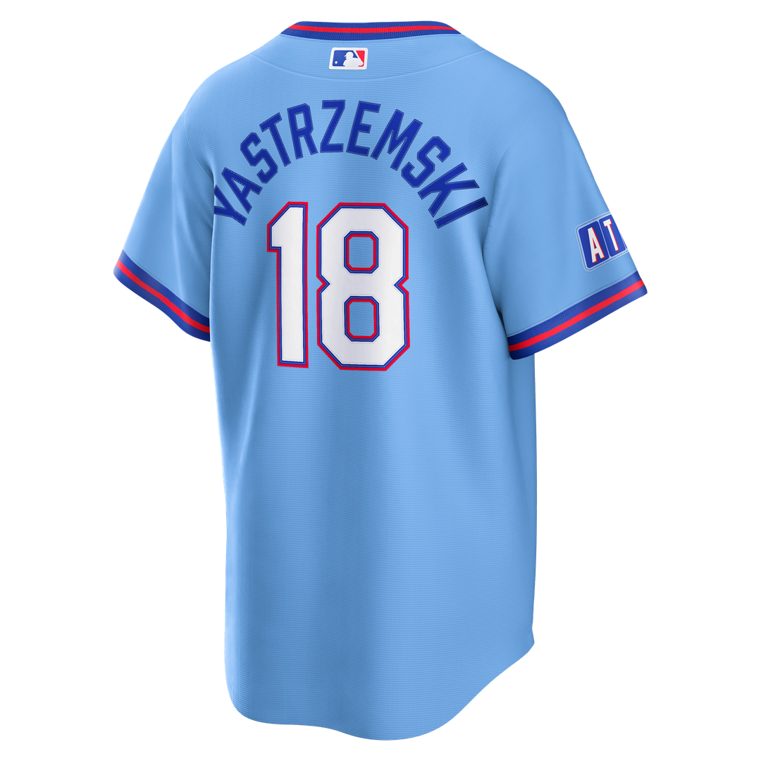 Atlanta Braves Mike Yastrzemski 2026 City Connect Stadium Jersey — Powder Blue