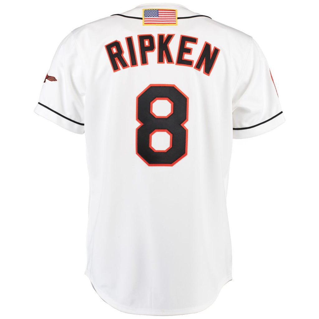 Baltimore Orioles Cal Ripken Home Authentic Jersey — White