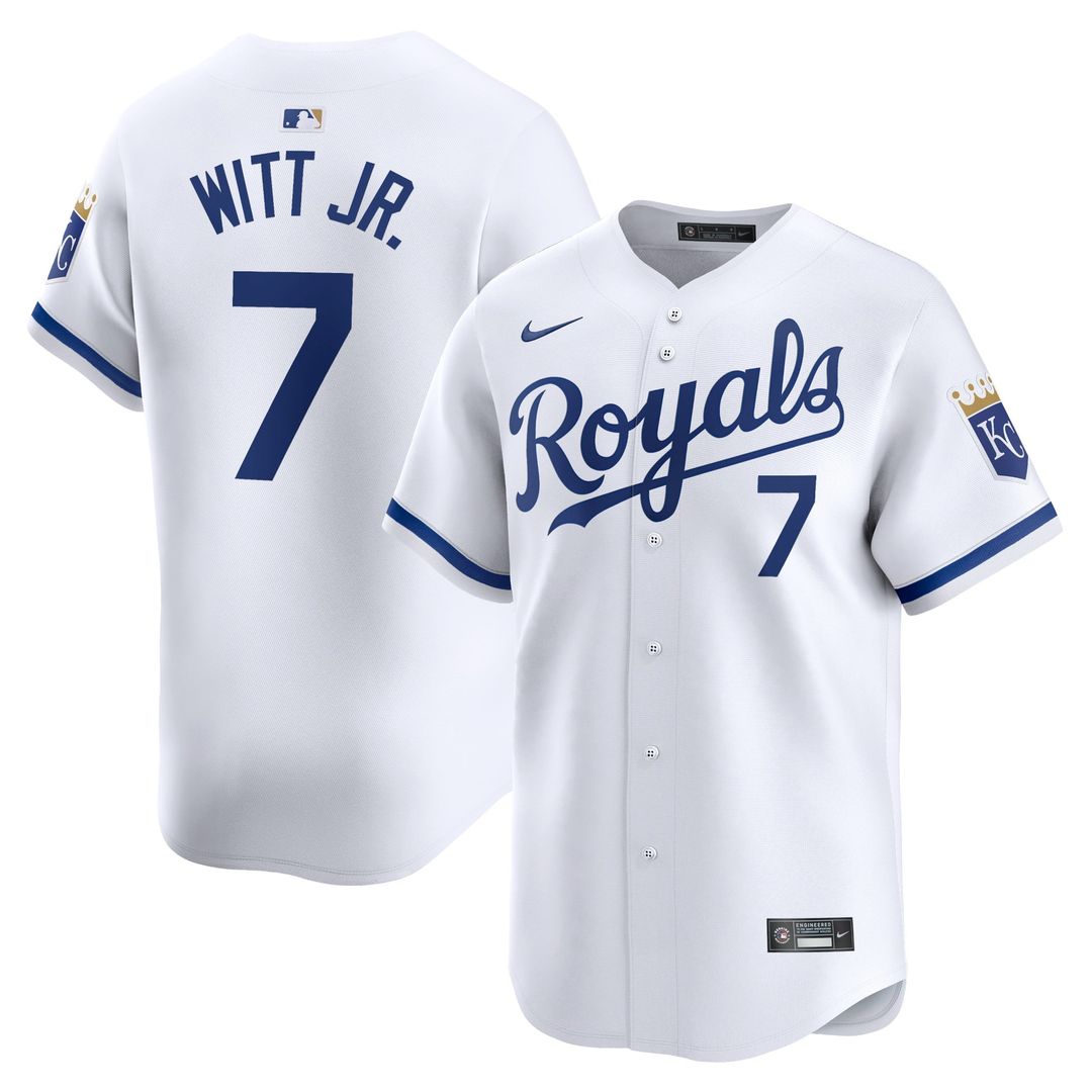 Kansas City Royals Bobby Witt Jr. Home Limited Jersey — White