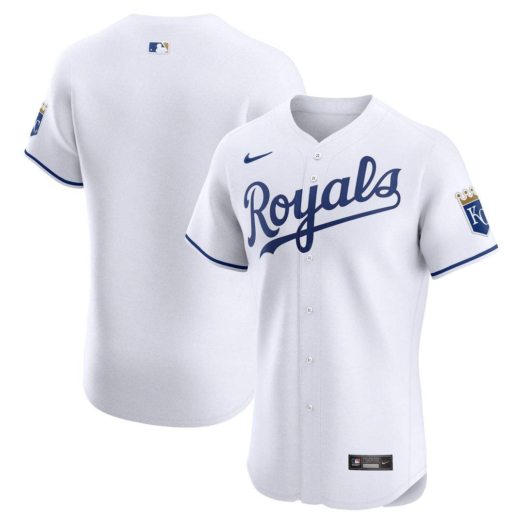 Kansas City Royals Home Elite Jersey — White