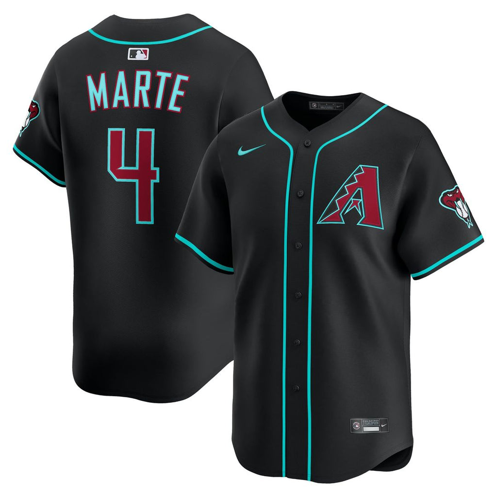 Arizona Diamondbacks Ketel Marte Alternate Limited Jersey — Black