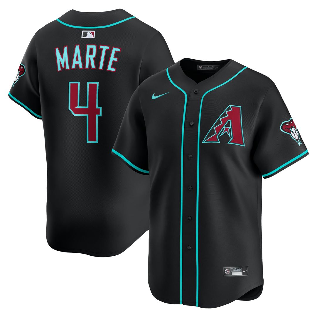 Arizona Diamondbacks Ketel Marte Alternate Limited Jersey — Black