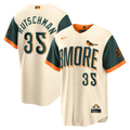 Baltimore Orioles Adley Rutschman 2026 City Connect Stadium Jersey — Cream