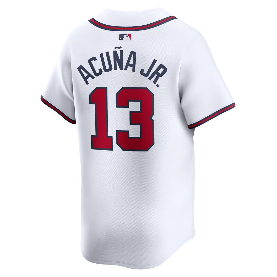 Atlanta Braves Ronald Acuña Jr. Home Limited Jersey — White