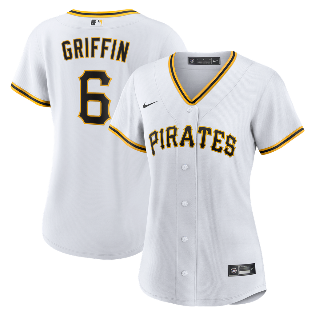 Pittsburgh Pirates Konnor Griffin Women's Home Replica Jersey — White