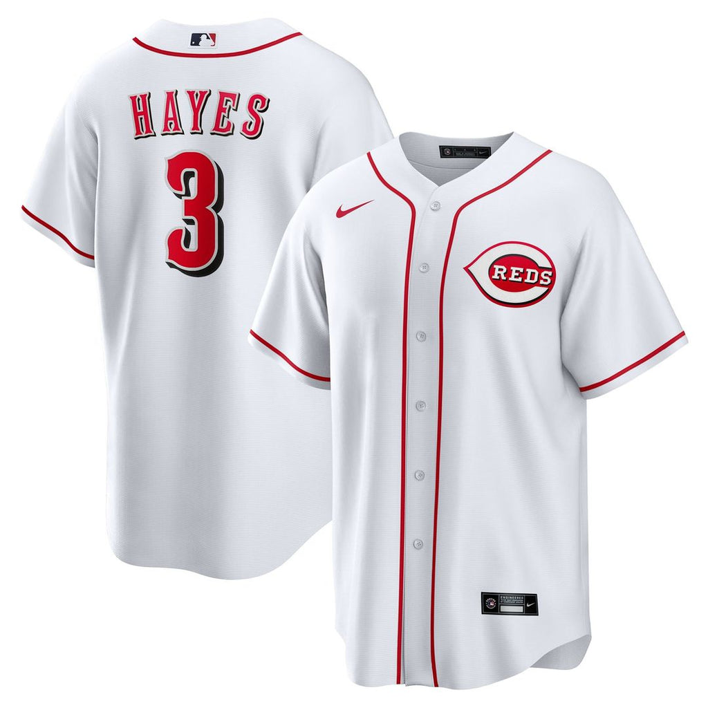 Cincinnati Reds Ke'Bryan Hayes Home Replica Jersey — White