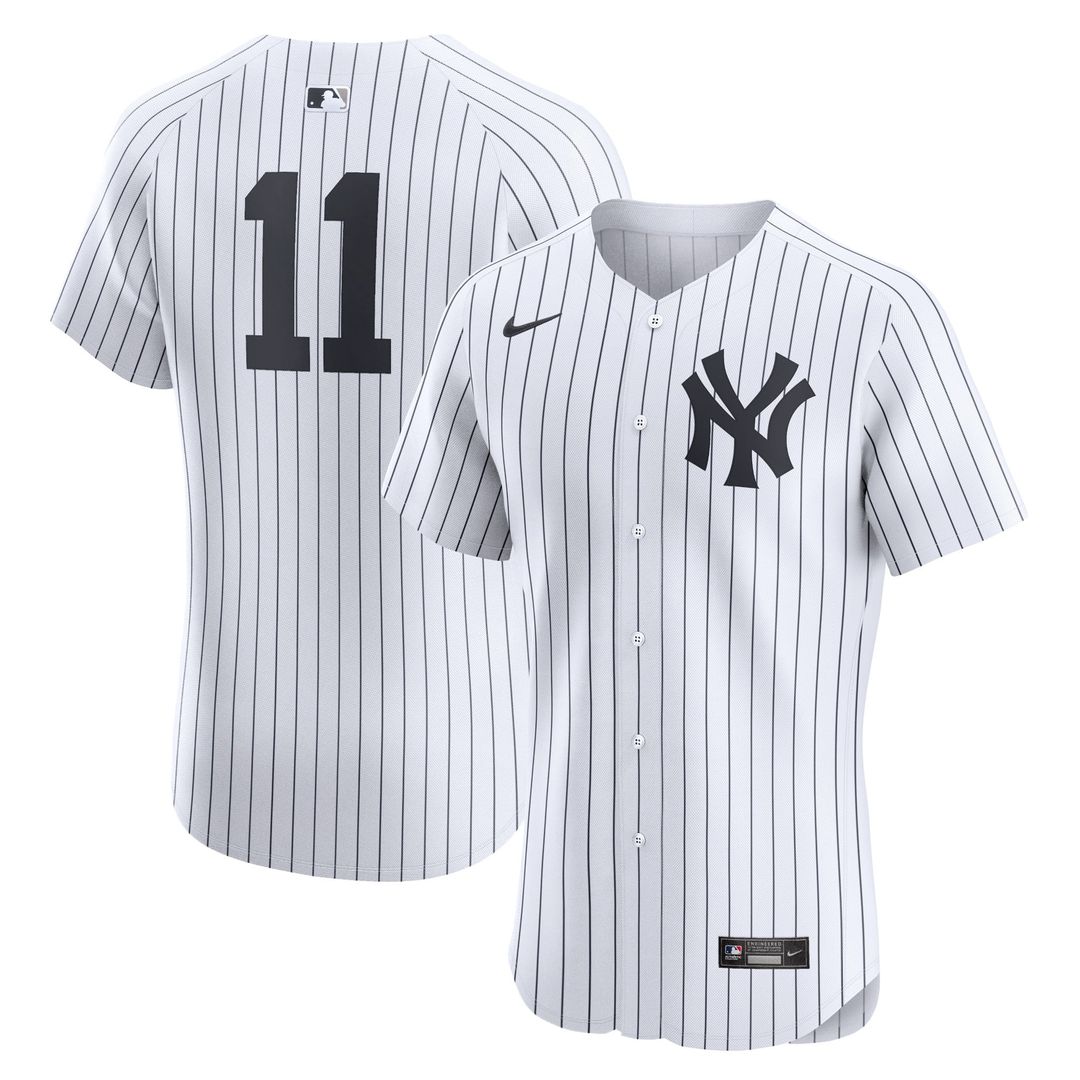 New York Yankees Anthony Volpe Home Elite Jersey — White