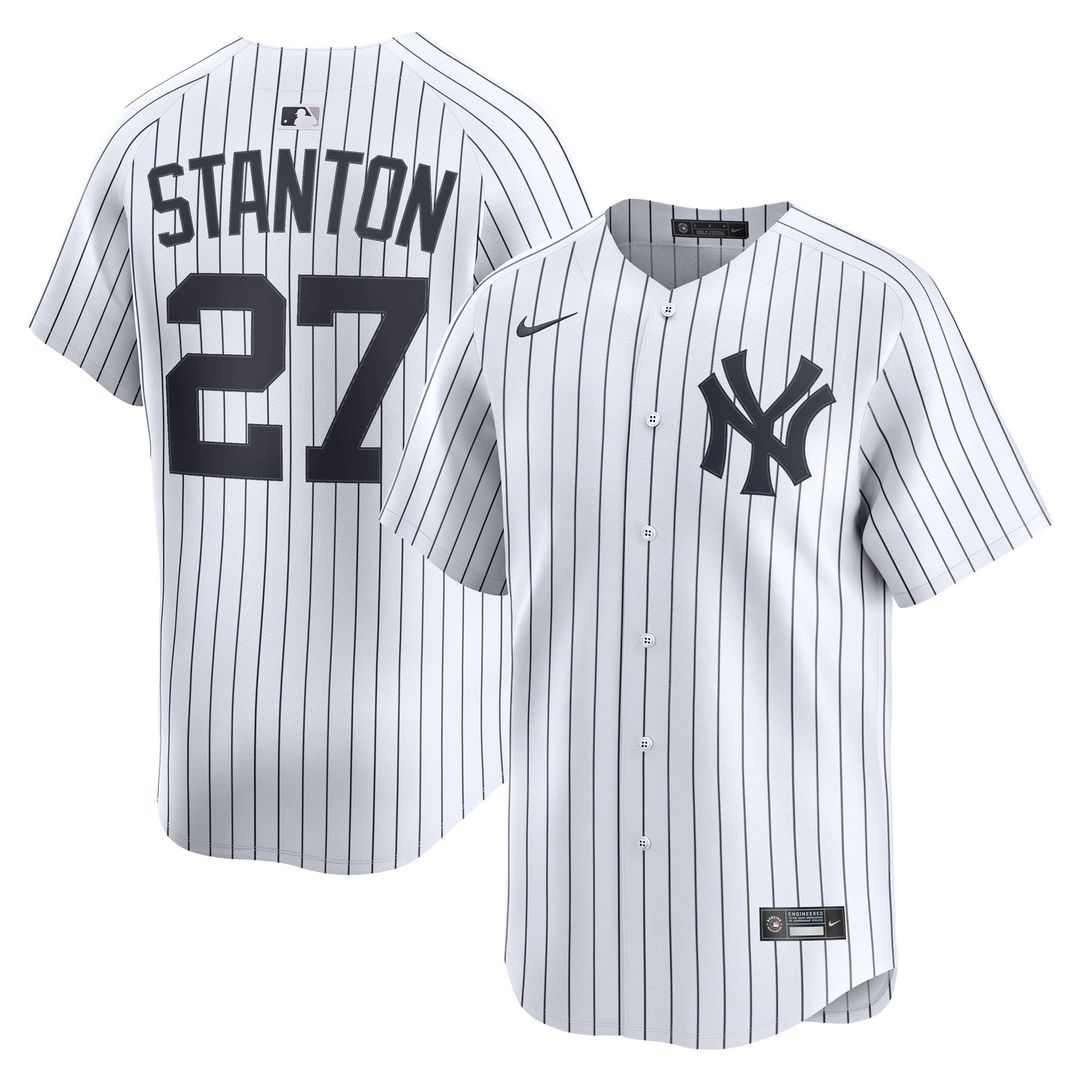 New York Yankees Giancarlo Stanton Home Limited Jersey — White