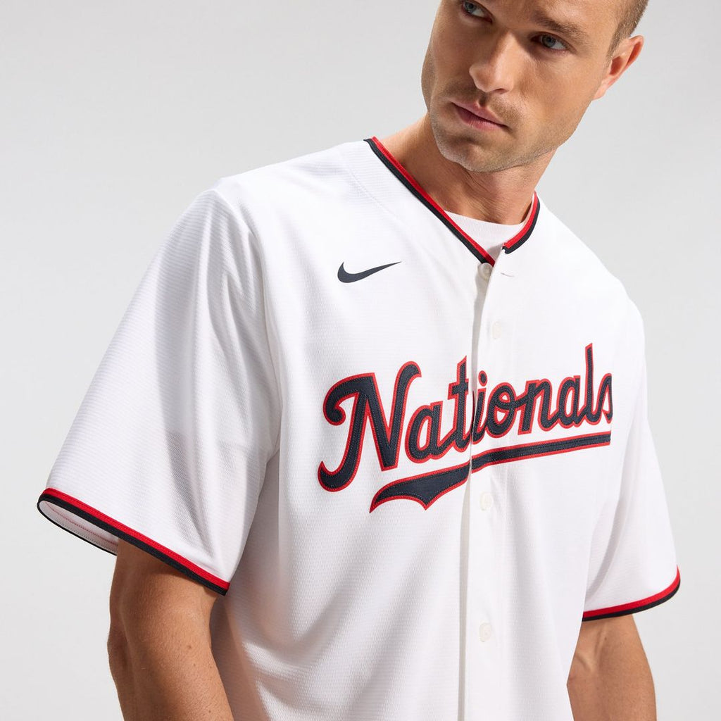 Washington Nationals CJ Abrams Home Replica Jersey — White