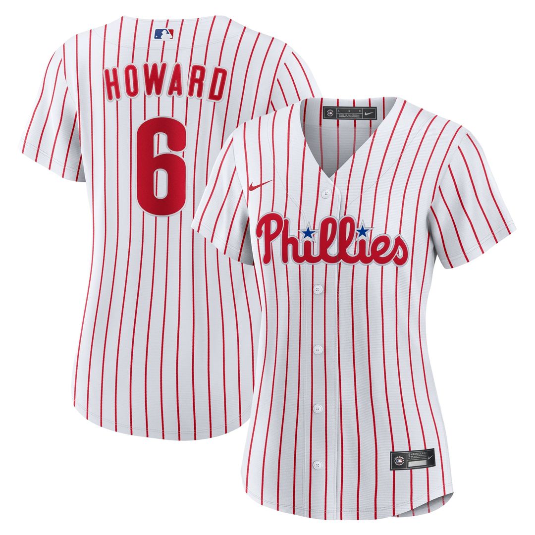 Philadelphia Phillies Ryan Howard Women's Replica Jersey — White
