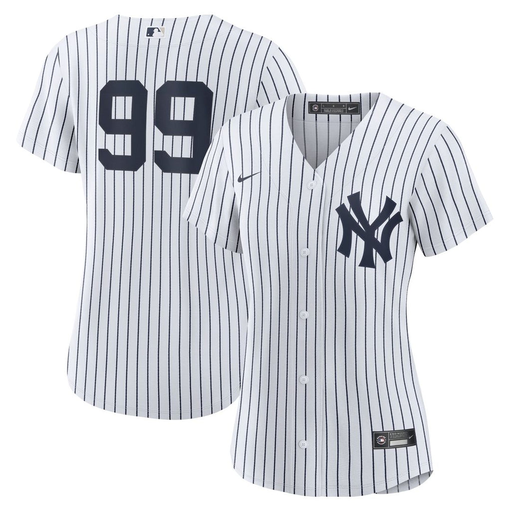 New York Yankees Aaron Judge Women's Home Replica Jersey — White