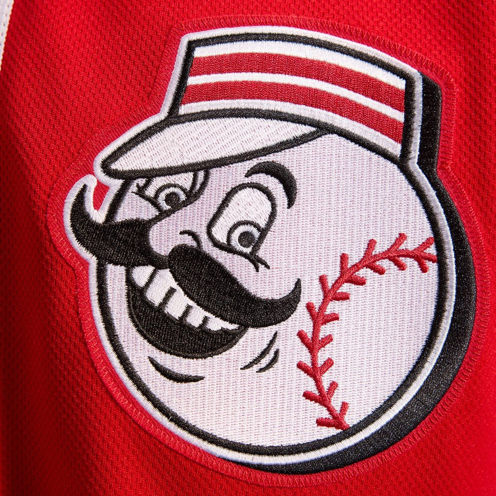 Cincinnati Reds Alternate Authentic Team Logo Jersey — Scarlet