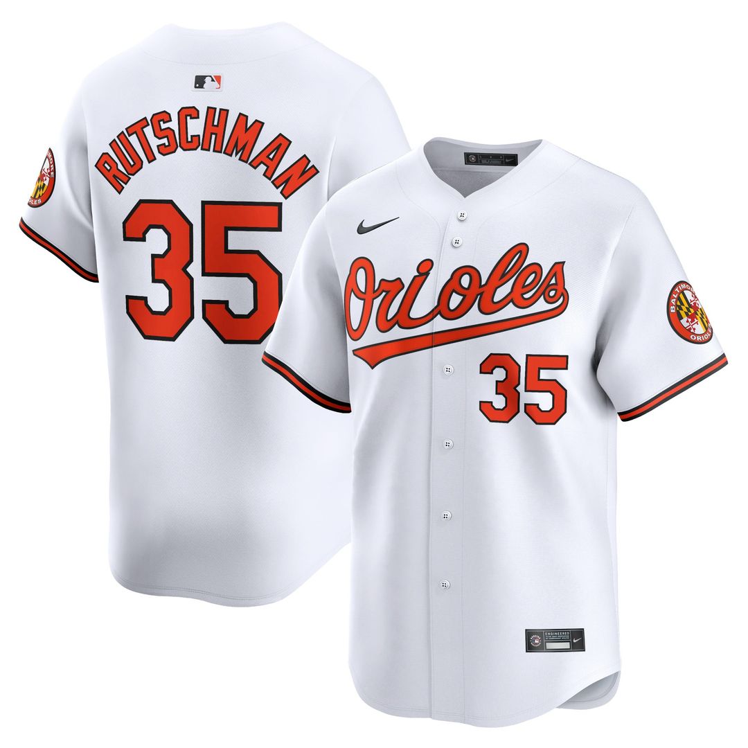 Baltimore Orioles Adley Rutschman Home Limited Jersey — White