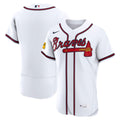 Atlanta Braves Home Authentic Jersey — White