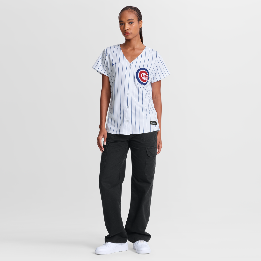Chicago Cubs Women's Home Replica Jersey — White