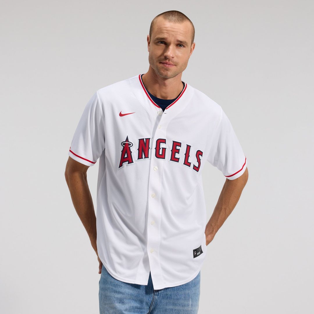 Los Angeles Angels Home Replica Team Jersey — White