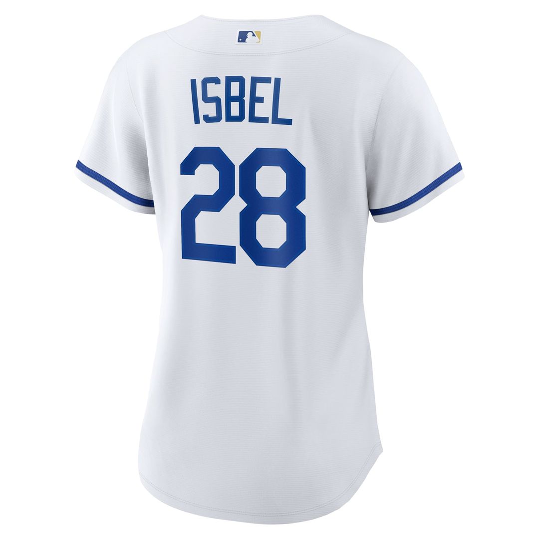 Kansas City Royals Kyle Isbel Women's Home Replica Jersey — White