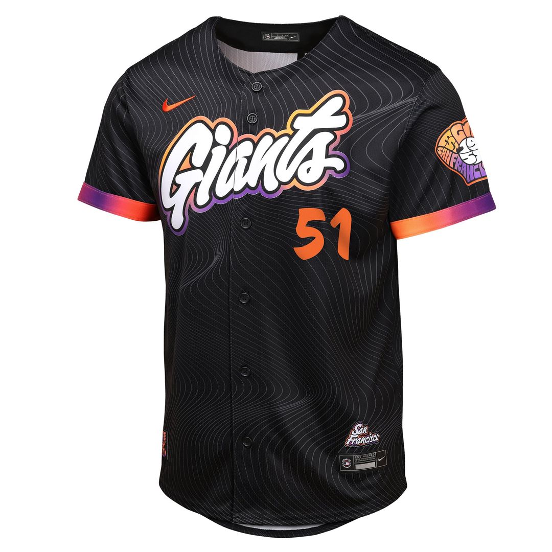 San Francisco Giants Jung Hoo Lee Youth 2025 City Connect Limited Jersey — Anthracite