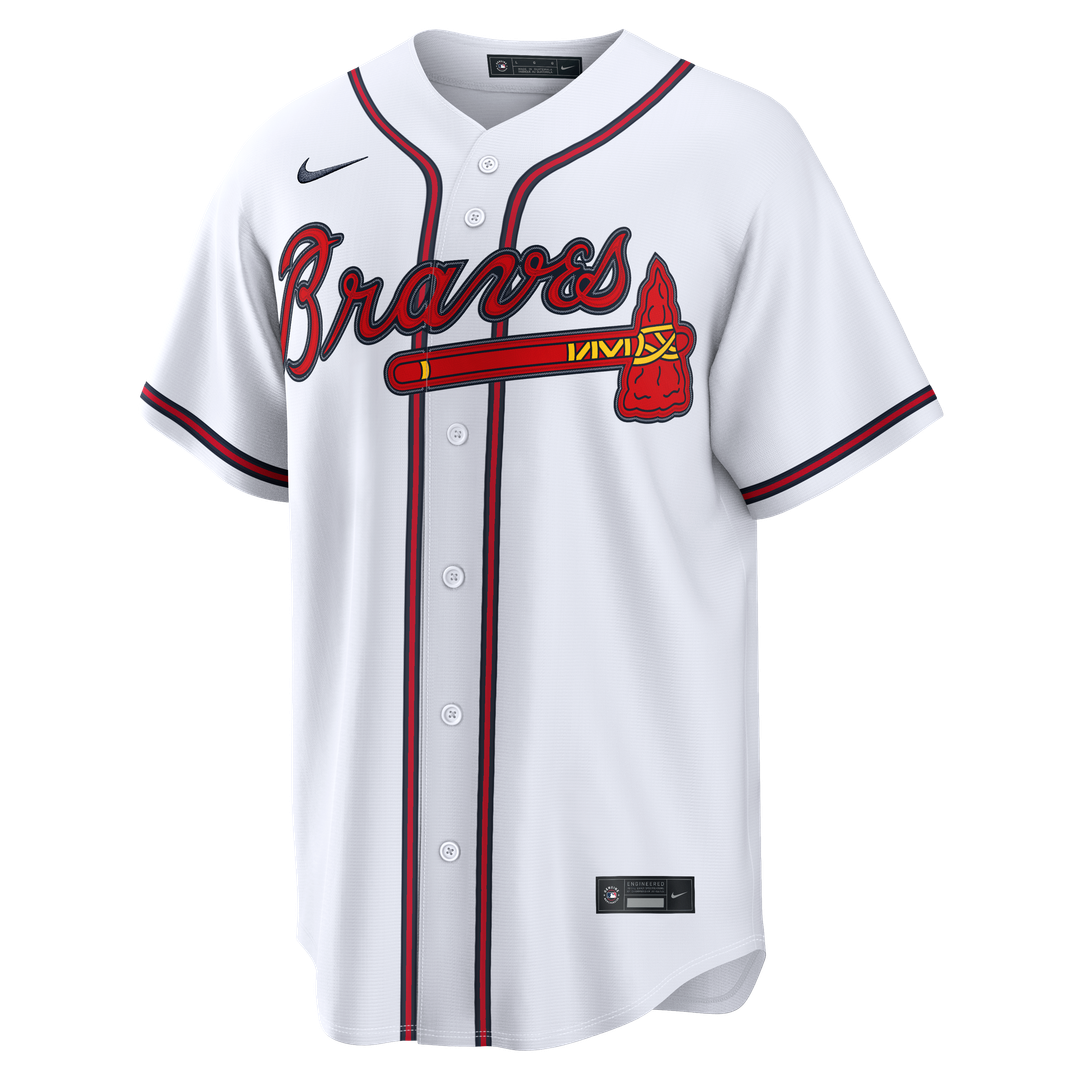 Atlanta Braves Grant Holmes Home Replica Jersey — White