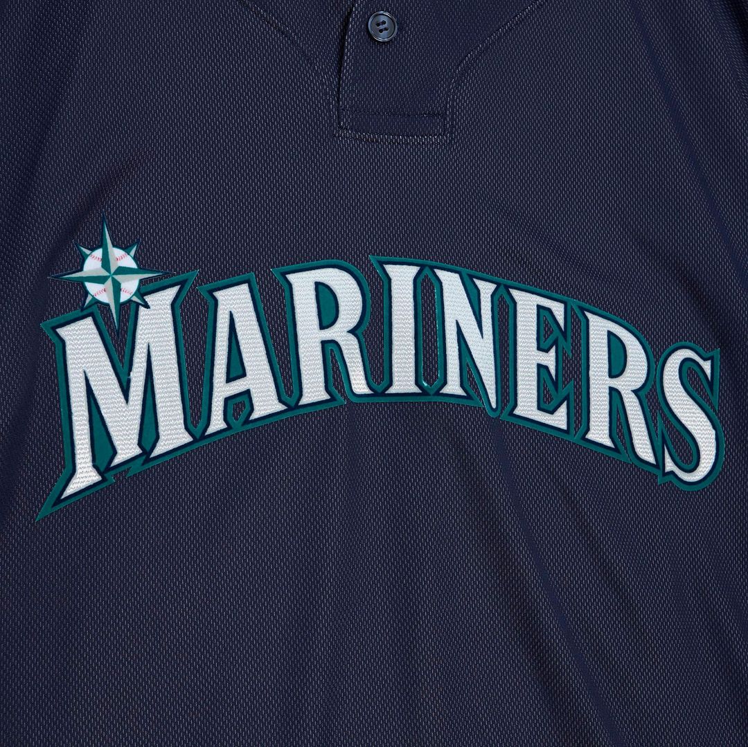 Seattle Mariners Ichiro Suzuki Big & Tall Cooperstown Mesh Batting Practice Jersey — Navy