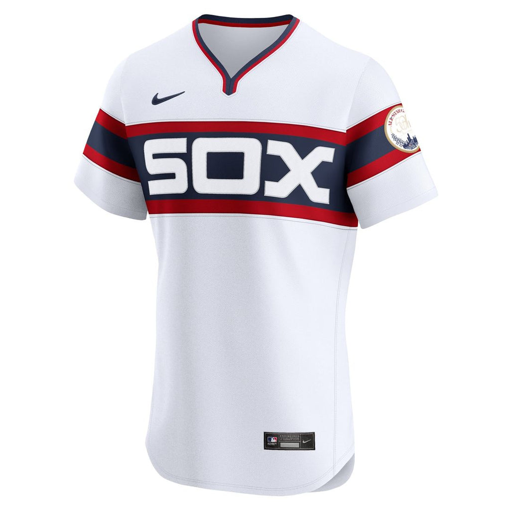 Chicago White Sox Alternate lightweight Elite Patch Jersey — White