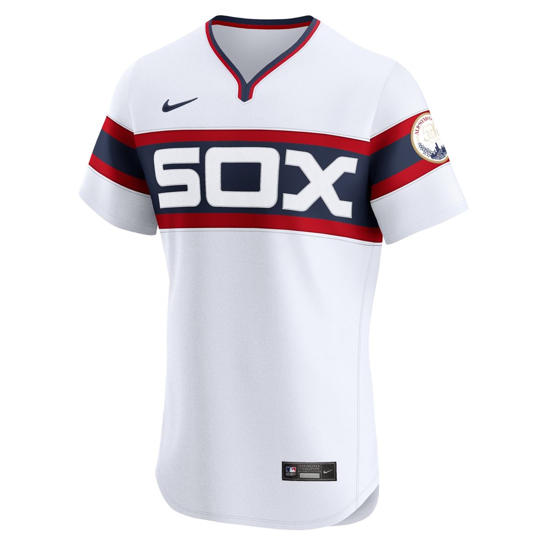 Chicago White Sox Alternate lightweight Elite Patch Jersey — White