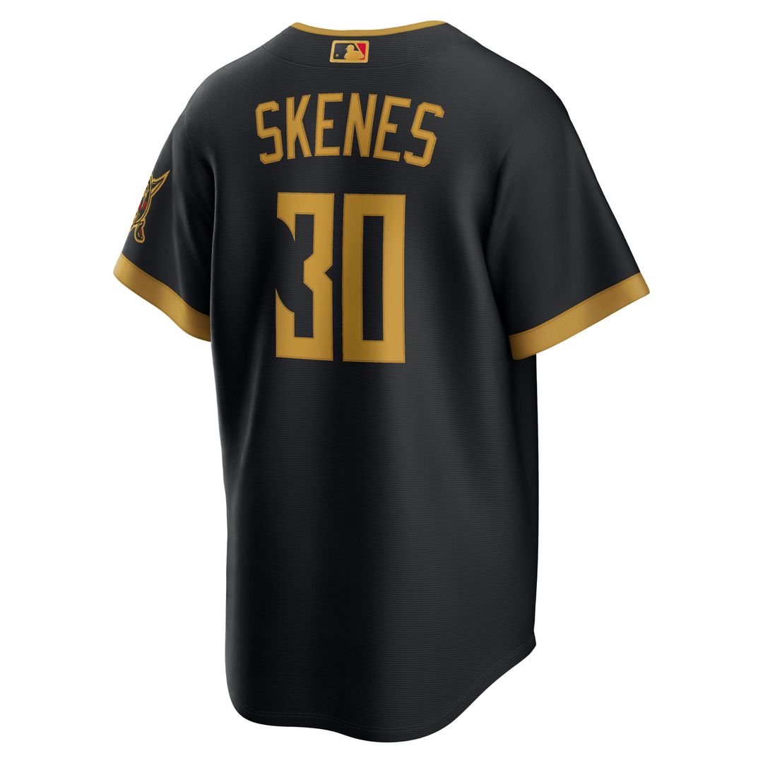 Pittsburgh Pirates Paul Skenes 2026 City Connect Stadium Jersey — Black