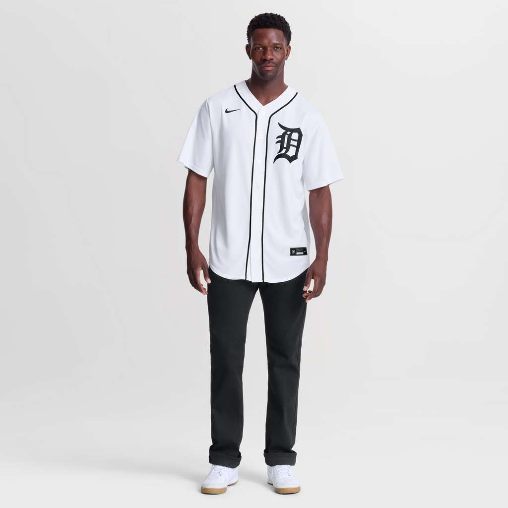 Detroit Tigers Tarik Skubal Home Replica Jersey — White